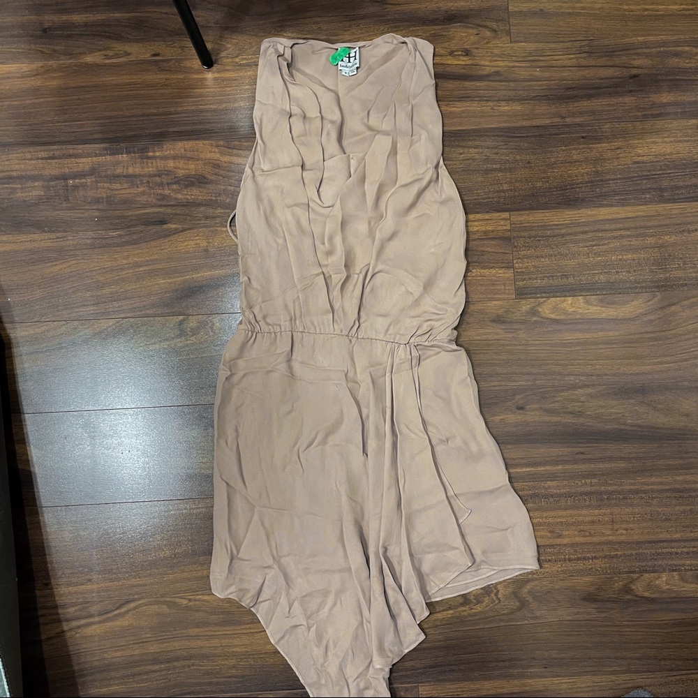 Haute Hippie Strapless Nude Dress